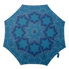 Blue Star Hook Handle Umbrellas (medium) by Dazzleway