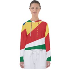 Seychelles Flag Women s Slouchy Sweat by FlagGallery