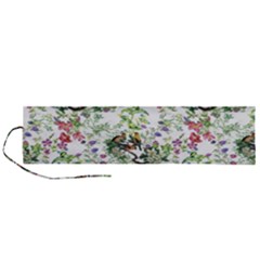 Green Flora Roll Up Canvas Pencil Holder (l) by goljakoff