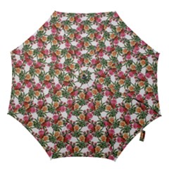Flowers Pattern Hook Handle Umbrellas (small) by goljakoff