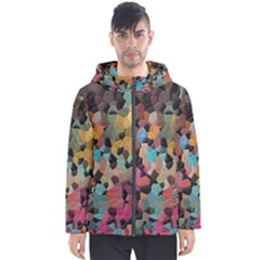 Mosaic Pieces                                                    Men s Hooded Puffer Jacket