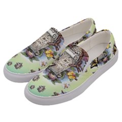 Songs Of The Earth - Colourglide - By Larenard Men s Canvas Slip Ons by LaRenard