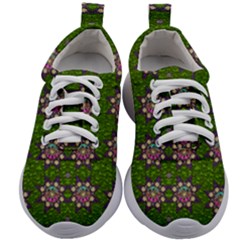 Star Over The Healthy Sacred Nature Ornate And Green Kids Athletic Shoes by pepitasart