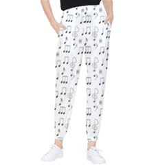Music Notes Wallpaper Tapered Pants