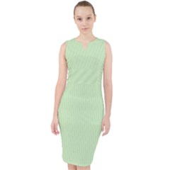 Tea Green - Midi Bodycon Dress by FashionLane