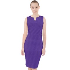 Spanish Violet - Midi Bodycon Dress by FashionLane