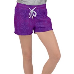 Cloister Advent Purple Velour Lounge Shorts