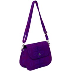 Cloister Advent Purple Saddle Handbag by HermanTelo