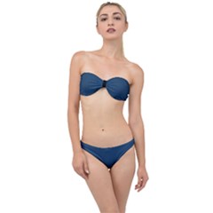 Aegean Blue - Classic Bandeau Bikini Set by FashionLane