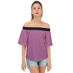 Bodacious Pink - Off Shoulder Short Sleeve Top by FashionLane