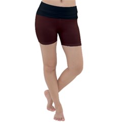 Bean Black - Lightweight Velour Yoga Shorts by FashionLane