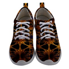 Fractal Flower Athletic Shoes by Sparkle