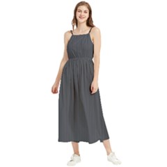 Anchor Grey - Boho Sleeveless Summer Dress by FashionLane