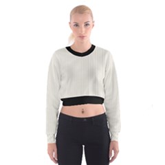 Coconut Milk - Cropped Sweatshirt by FashionLane