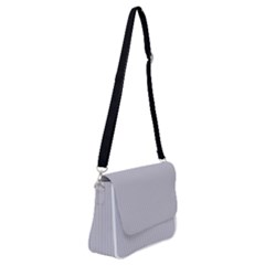 Cloudy Grey - Shoulder Bag With Back Zipper by FashionLane