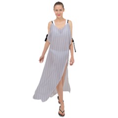 Cloudy Grey - Maxi Chiffon Cover Up Dress by FashionLane