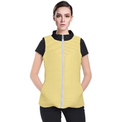 Jasmine Yellow - Women s Puffer Vest by FashionLane