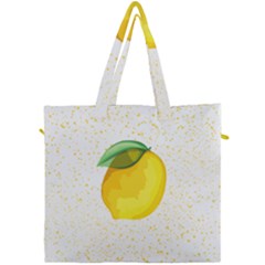 Illustration Sgraphic Lime Orange Canvas Travel Bag