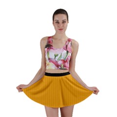 Fire Orange - Mini Skirt by FashionLane