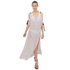 Pale Mauve - Maxi Chiffon Cover Up Dress by FashionLane