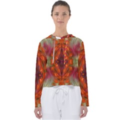 Landscape In A Colorful Structural Habitat Ornate Women s Slouchy Sweat by pepitasart