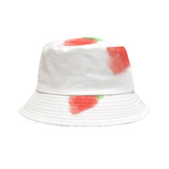 Strawbery Fruit Watercolor Painted Inside Out Bucket Hat