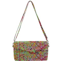 Spring Ring Removable Strap Clutch Bag by arwwearableart