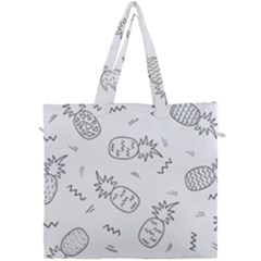 Pineapples Canvas Travel Bag by goljakoff