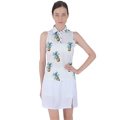 Tropical Pineapples Women s Sleeveless Polo Tee by goljakoff