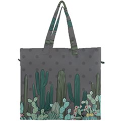 Cactus Plant Green Nature Cacti Canvas Travel Bag by Mariart