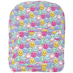 Cute Emoticon Pattern Full Print Backpack by designsbymallika
