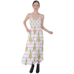 Heart Pineapple Tie Back Maxi Dress by designsbymallika