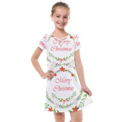 Merry Christmas Kids  Cross Web Dress by designsbymallika