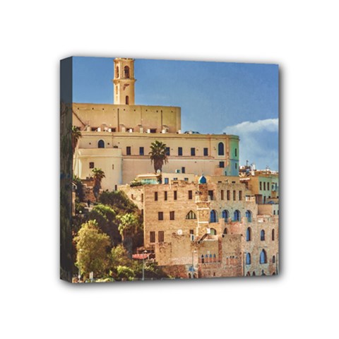 Old Jaffa Cityscape, Israel Mini Canvas 4  X 4  (stretched) by dflcprintsclothing