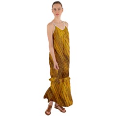 Golden Slumber 3 Cami Maxi Ruffle Chiffon Dress by impacteesstreetweargold