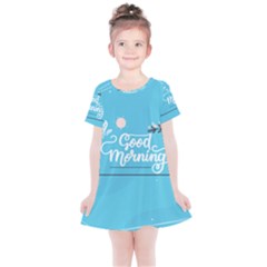 Background Good Morning Kids  Simple Cotton Dress