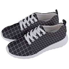 Gray Plaid Men s Lightweight Sports Shoes by goljakoff