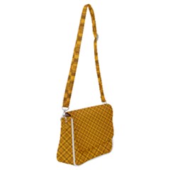 Golden 12 Shoulder Bag With Back Zipper by impacteesstreetweargold