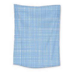 Blue Knitting Medium Tapestry by goljakoff