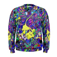 Vibrant Abstract Floral/rainbow Color Men s Sweatshirt by dressshop