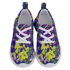 Vibrant Abstract Floral/rainbow Color Running Shoes by dressshop