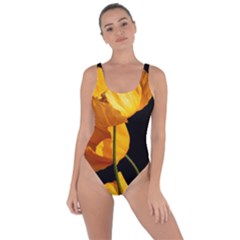 Yellow Poppies Bring Sexy Back Swimsuit by Audy