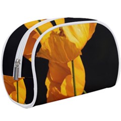 Yellow Poppies Makeup Case (large) by Audy
