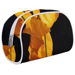 Yellow Poppies Makeup Case (medium) by Audy