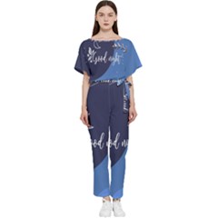 Background Good Night Batwing Lightweight Jumpsuit by Mariart