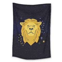 Zodiak Leo Lion Horoscope Sign Star Large Tapestry by Alisyart