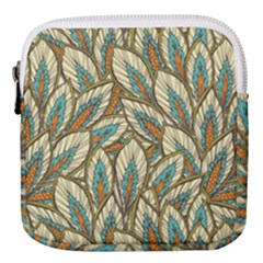 Field Leaves Mini Square Pouch by goljakoff