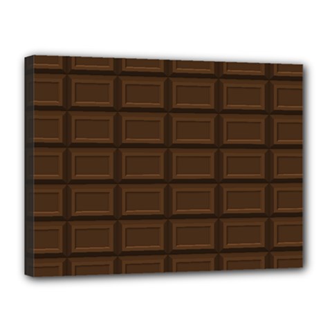Milk Chocolate Canvas 16  X 12  (stretched) by goljakoff
