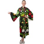Hohloma Maxi Velour Kimono