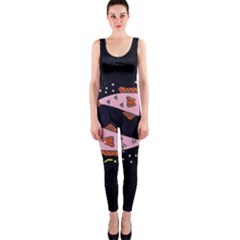 Fish Pisces Astrology Star Zodiac One Piece Catsuit by HermanTelo